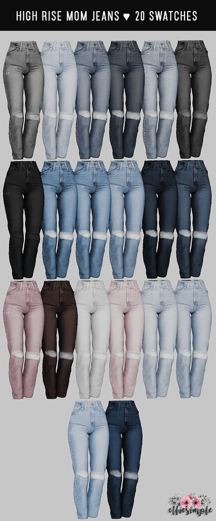Галерея мода Джинсы High Rise Mom Jeans #1